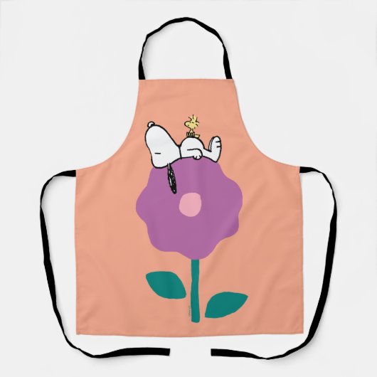 Peanuts | Snoopy & Woodstock Flower Whistle Schort (Voorkant)