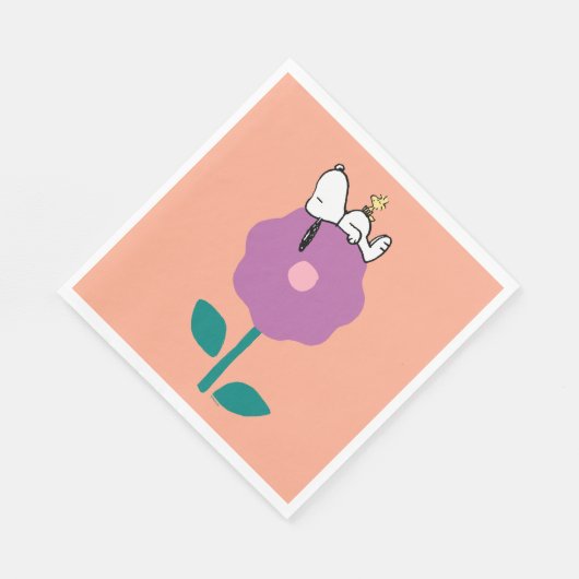 Peanuts | Snoopy & Woodstock Flower Whistle Servet (Hoek)