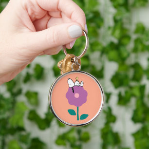 Peanuts   Snoopy & Woodstock Flower Whistle Sleutelhanger