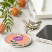 Peanuts | Snoopy & Woodstock Flower Whistle Sleutelhanger (Zijkant)