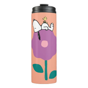 Peanuts   Snoopy & Woodstock Flower Whistle Thermosbeker