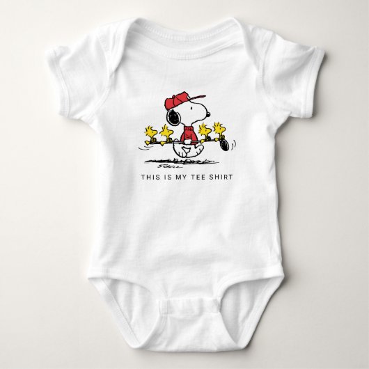 Peanuts | Snoopy, Woodstock & Friends Golf Romper (Voorkant)