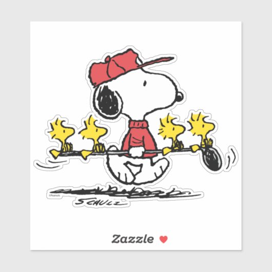 Peanuts | Snoopy, Woodstock & Friends Golf Sticker (Vel)