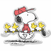 Peanuts | Snoopy, Woodstock & Friends Golf Sticker (Voorkant)