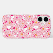 Peanuts | Snoopy & Woodstock Hart Patroon Case-Mate iPhone Case (Achterkant (horizontaal))