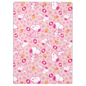 Peanuts | Snoopy & Woodstock Hart Patroon Klembord (Achterkant)