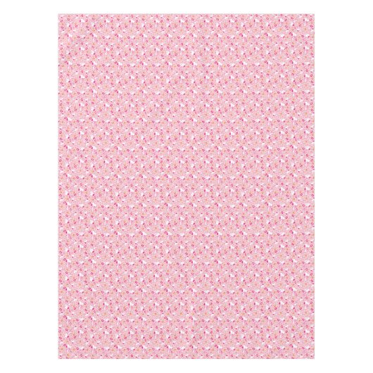 Peanuts | Snoopy & Woodstock Hart Patroon Tafelkleed (Voorkant)