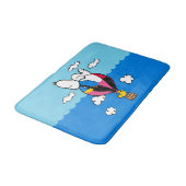 Peanuts | Snoopy & Woodstock heteluchtballon Badmat (Gekanteld)