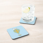 Peanuts | Snoopy & Woodstock heteluchtballon Bier Onderzetter (Rechterzijde)