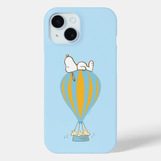 Peanuts | Snoopy & Woodstock heteluchtballon Case-Mate iPhone Case (Achterkant)