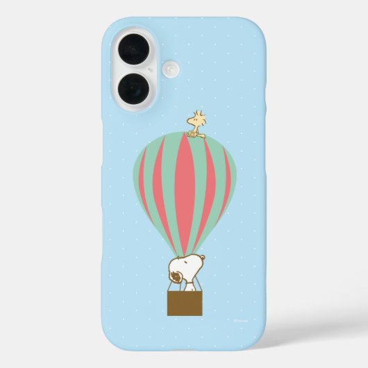 Peanuts | Snoopy & Woodstock heteluchtballon Case-Mate iPhone Case (Achterkant)