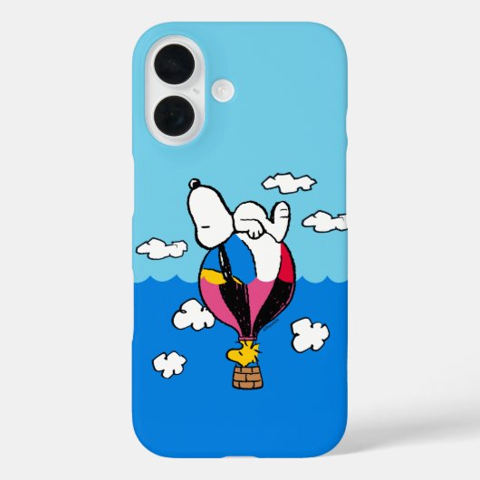 Peanuts | Snoopy & Woodstock heteluchtballon Case-Mate iPhone Case (Achterkant)