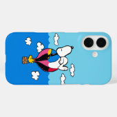 Peanuts | Snoopy & Woodstock heteluchtballon Case-Mate iPhone Case (Achterkant (horizontaal))