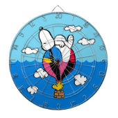Peanuts | Snoopy & Woodstock heteluchtballon Dartbord (Voorkant)