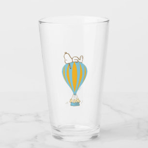 Peanuts   Snoopy & Woodstock heteluchtballon Glas
