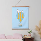 Peanuts | Snoopy & Woodstock heteluchtballon Hangend Wandkleed (Slaapkamer)