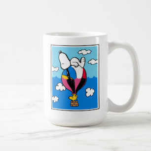 Peanuts   Snoopy & Woodstock heteluchtballon Koffiemok