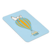 Peanuts | Snoopy & Woodstock heteluchtballon Magneet (Rechterzijde)