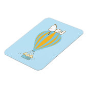 Peanuts | Snoopy & Woodstock heteluchtballon Magneet (Linkerzijde)
