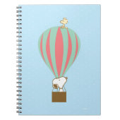 Peanuts | Snoopy & Woodstock heteluchtballon Notitieboek (Voorkant)