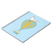Peanuts | Snoopy & Woodstock heteluchtballon Notitieboek (Linkerzijde)