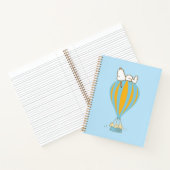 Peanuts | Snoopy & Woodstock heteluchtballon Notitieboek (Binnen)
