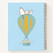 Peanuts | Snoopy & Woodstock heteluchtballon Notitieboek (Achterkant)