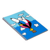 Peanuts | Snoopy & Woodstock heteluchtballon Notitieboek (Rechterzijde)