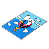 Peanuts | Snoopy & Woodstock heteluchtballon Notitieboek (Linkerzijde)
