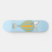Peanuts | Snoopy & Woodstock heteluchtballon Persoonlijk Skateboard (Horizontaal)