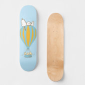 Peanuts | Snoopy & Woodstock heteluchtballon Persoonlijk Skateboard (Voorkant)