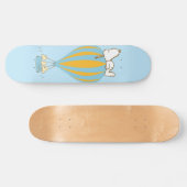 Peanuts | Snoopy & Woodstock heteluchtballon Persoonlijk Skateboard (Horizontaal)
