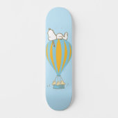 Peanuts | Snoopy & Woodstock heteluchtballon Persoonlijk Skateboard (Voorkant)