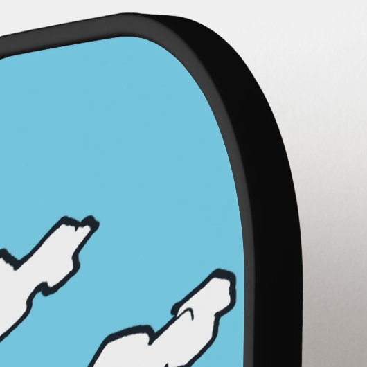 Peanuts | Snoopy & Woodstock heteluchtballon Pickleball Paddle (Links Detail)