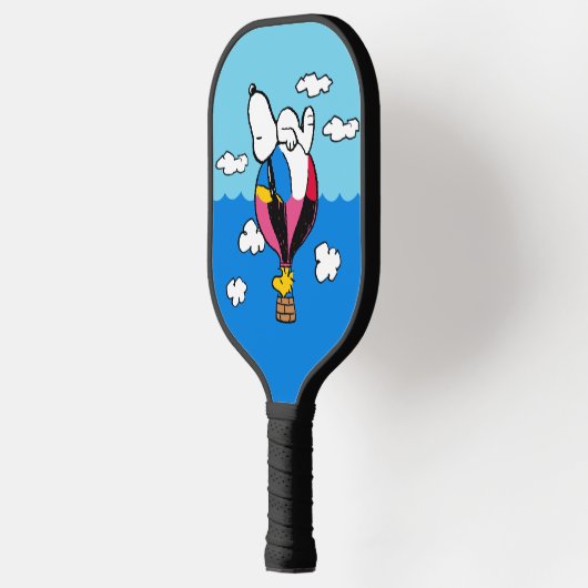 Peanuts | Snoopy & Woodstock heteluchtballon Pickleball Paddle (Links)