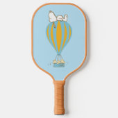 Peanuts | Snoopy & Woodstock heteluchtballon Pickleball Paddle (Voorkant)
