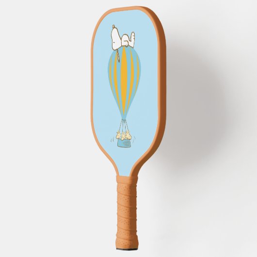 Peanuts | Snoopy & Woodstock heteluchtballon Pickleball Paddle (Links)