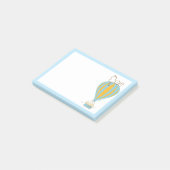 Peanuts | Snoopy & Woodstock heteluchtballon Post-it® Notes (Schuin)