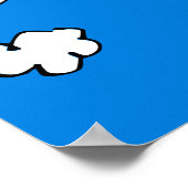 Peanuts | Snoopy & Woodstock heteluchtballon Poster (Hoek)