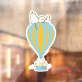 Peanuts | Snoopy & Woodstock heteluchtballon Raamsticker (Vel 2)