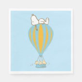 Peanuts | Snoopy & Woodstock heteluchtballon Servet (Voorkant)