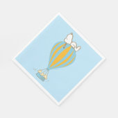 Peanuts | Snoopy & Woodstock heteluchtballon Servet (Hoek)