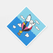 Peanuts | Snoopy & Woodstock heteluchtballon Servet (Hoek)