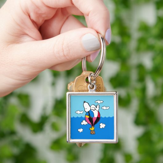 Peanuts | Snoopy & Woodstock heteluchtballon Sleutelhanger (Hand)
