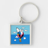 Peanuts | Snoopy & Woodstock heteluchtballon Sleutelhanger (Voorkant)