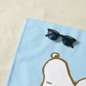 Peanuts | Snoopy & Woodstock heteluchtballon Strandlaken (In situ)