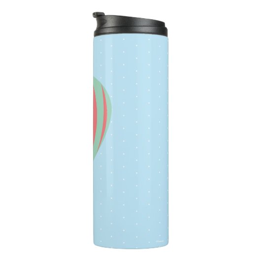 Peanuts | Snoopy & Woodstock heteluchtballon Thermosbeker (Geroteerd rechts)