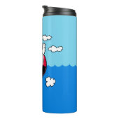 Peanuts | Snoopy & Woodstock heteluchtballon Thermosbeker (Geroteerd rechts)