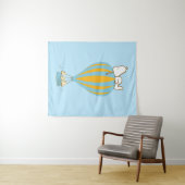 Peanuts | Snoopy & Woodstock heteluchtballon Wandkleed (In Situ (horizontaal))