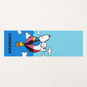 Peanuts | Snoopy & Woodstock heteluchtballon Yogamat (Voorkant (horizontaal))